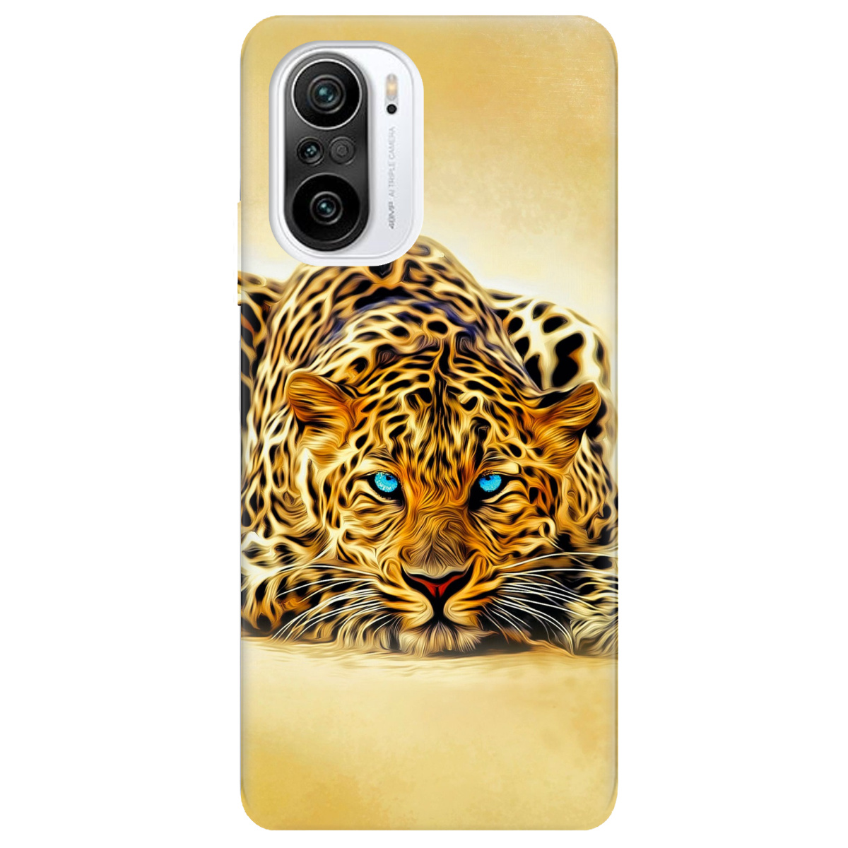 Чехол для Xiaomi Poco F3 Леопард - фото 1 - Чехлы для телефонов