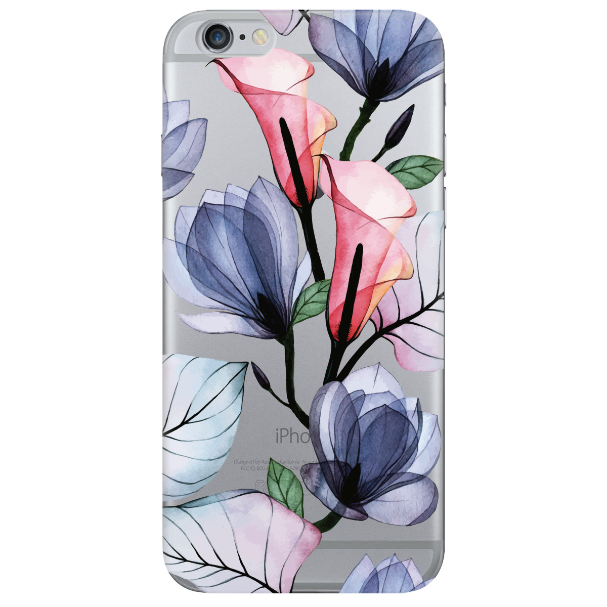 Чехол для Apple iPhone 6 Plus / 6S Plus Tropical flowers - фото 1 - Чехлы для телефонов