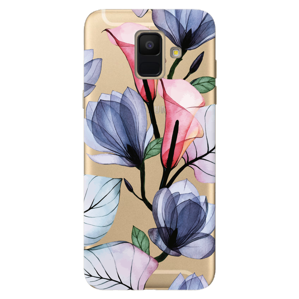 Чохол для Samsung Galaxy A6 2018 Tropical flowers - фото 1 Чохол для Samsung Galaxy A6 2018 Tropical flowers - фото 1 - Чохли для телефонів