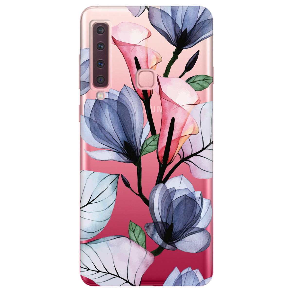 Чехол для Samsung Galaxy A9 2018 Tropical flowers - фото 1 - Чехлы для телефонов
