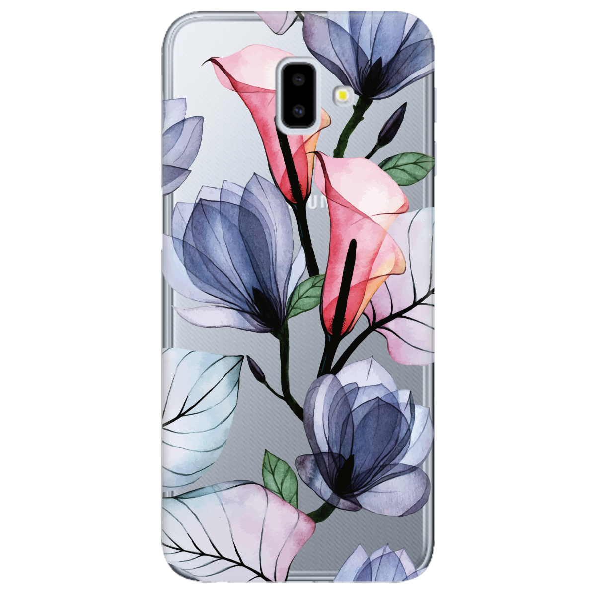 Чехол для Samsung Galaxy J6 Plus 2018 Tropical flowers - фото 1 - Чехлы для телефонов