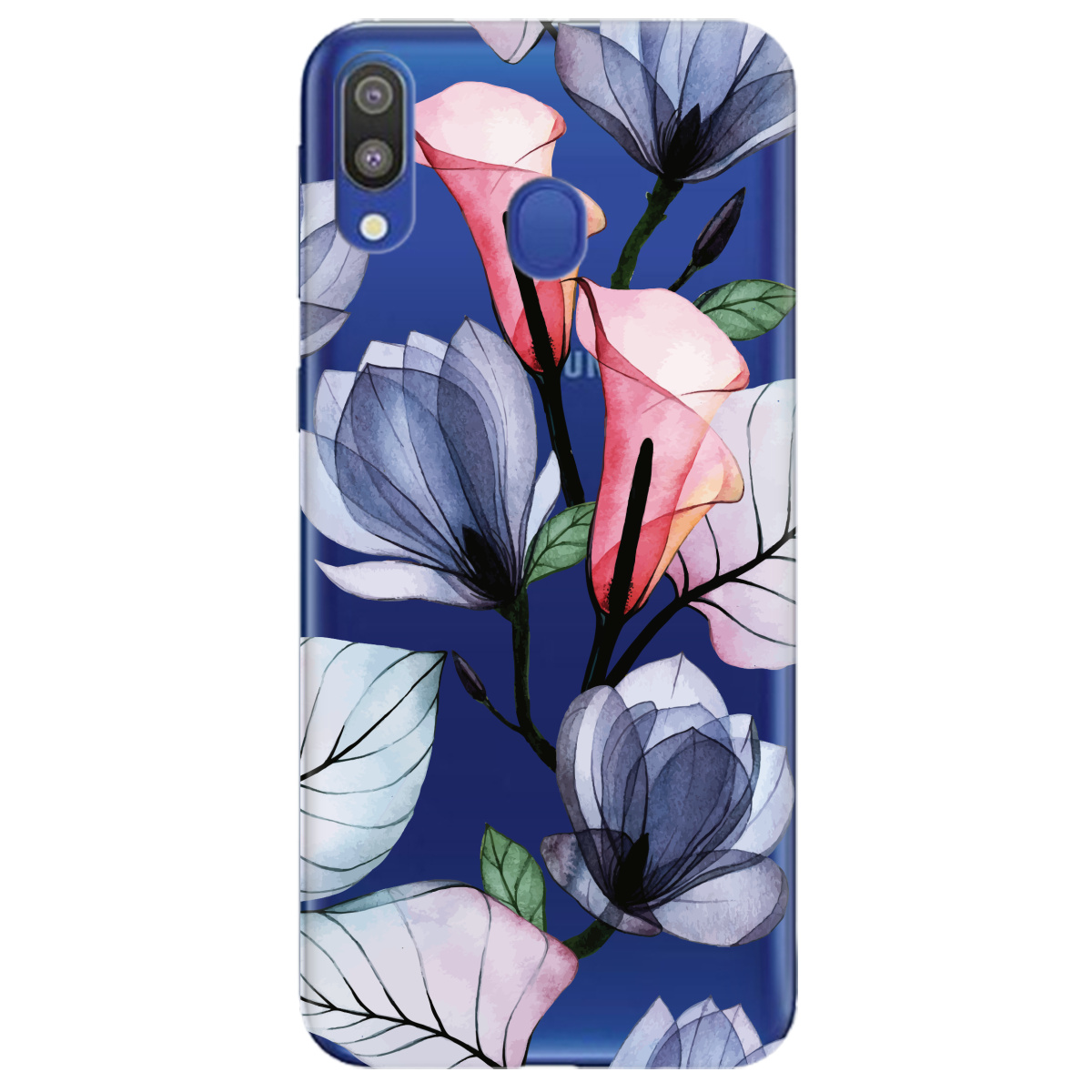 Чехол для Samsung Galaxy M20 Tropical flowers - фото 1 - Чехлы для телефонов