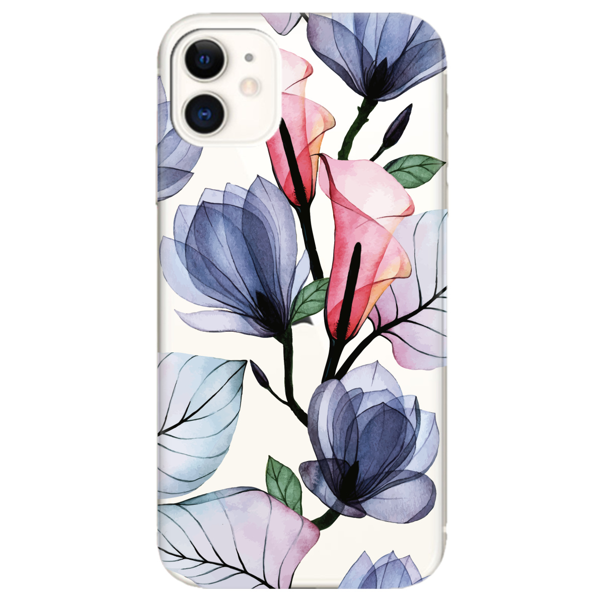 Чехол для Apple iPhone 11 Tropical flowers - фото 1 - Чехлы для телефонов