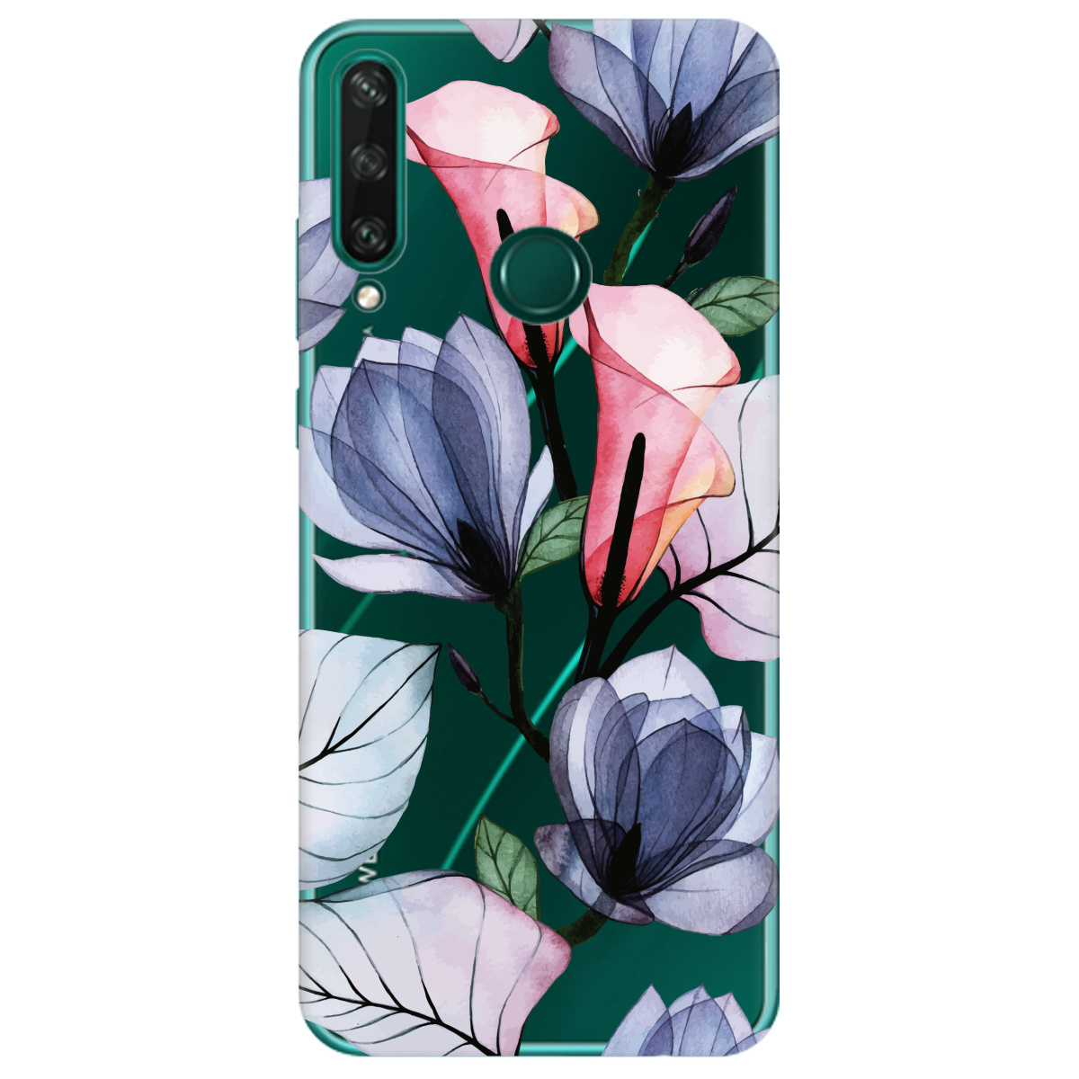 Чехол для Huawei Y6p Tropical flowers - фото 1 - Чехлы для телефонов