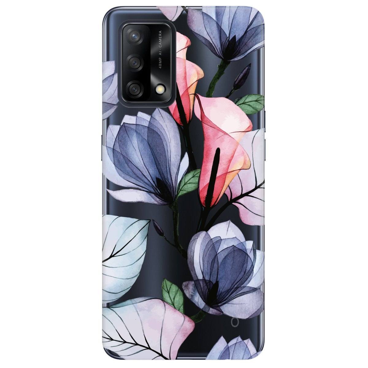 Чохол для Oppo A74 4G Tropical flowers - фото 1 - Чохли для телефонів