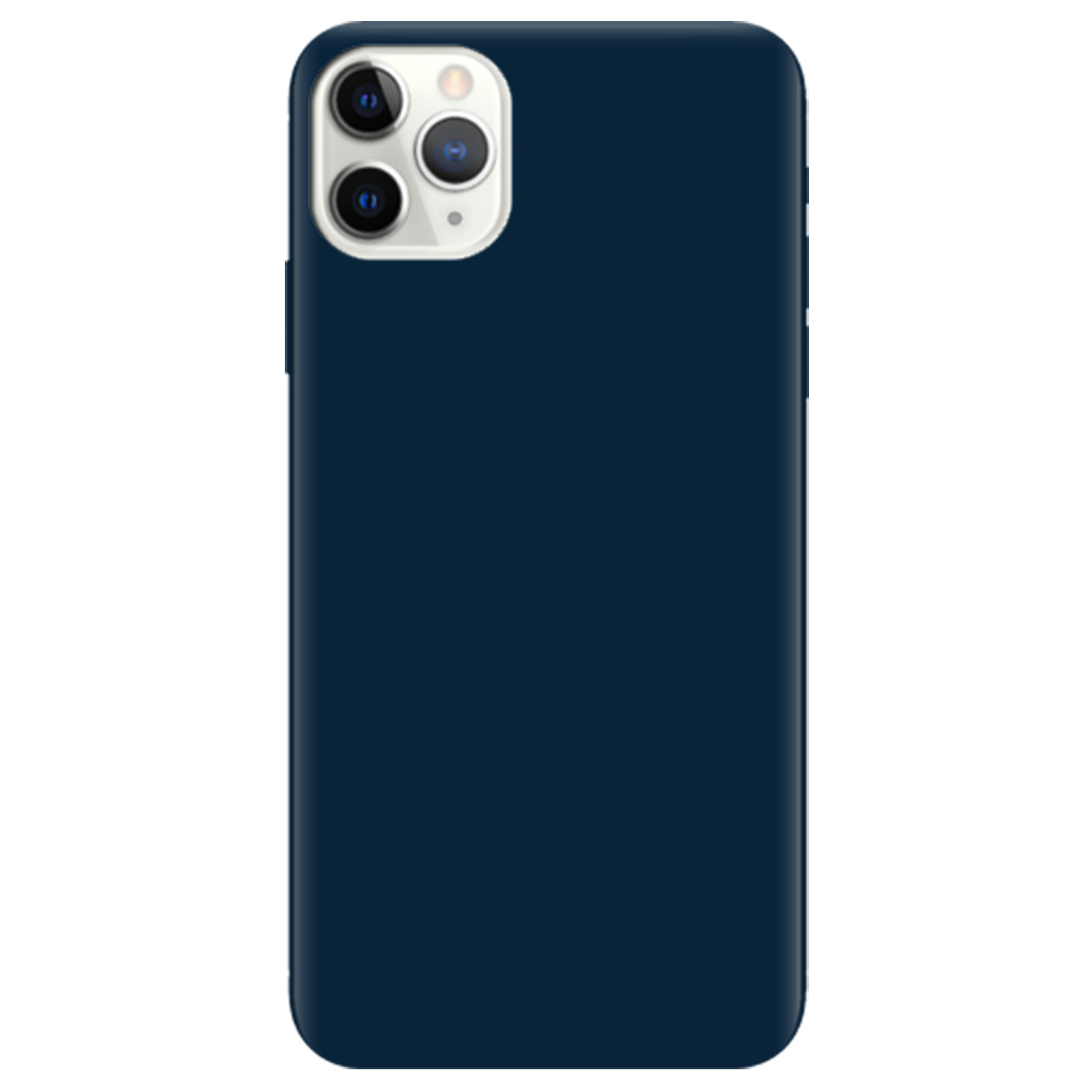 Чехол для Apple iPhone 11 Pro Max темно-синий матовый soft touch - фото 1 Чехол для Apple iPhone 11 Pro Max темно-синий матовый soft touch - фото 1 - Чехлы для телефонов