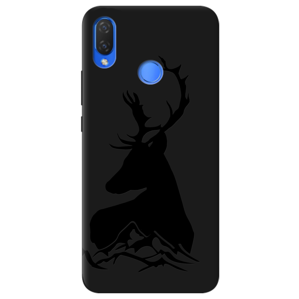 Чехол для Huawei P Smart Plus черный матовый soft touch Moral - фото 1 Чехол для Huawei P Smart Plus черный матовый soft touch Moral - фото 1 - Чехлы для телефонов