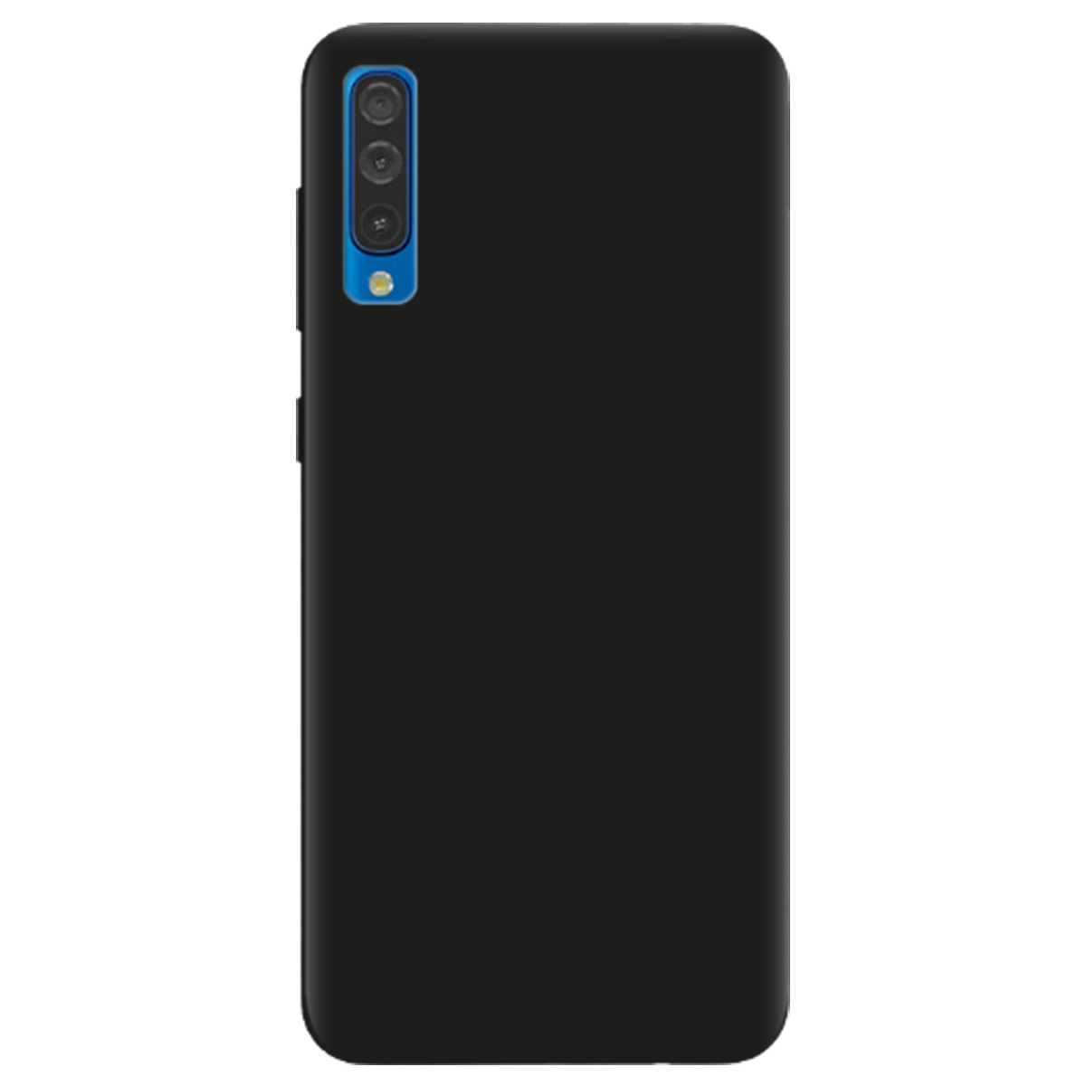 Чохол для Samsung Galaxy A50 чорний матовий soft touch - фото 1 Чохол для Samsung Galaxy A50 чорний матовий soft touch - фото 1 - Чохли для телефонів