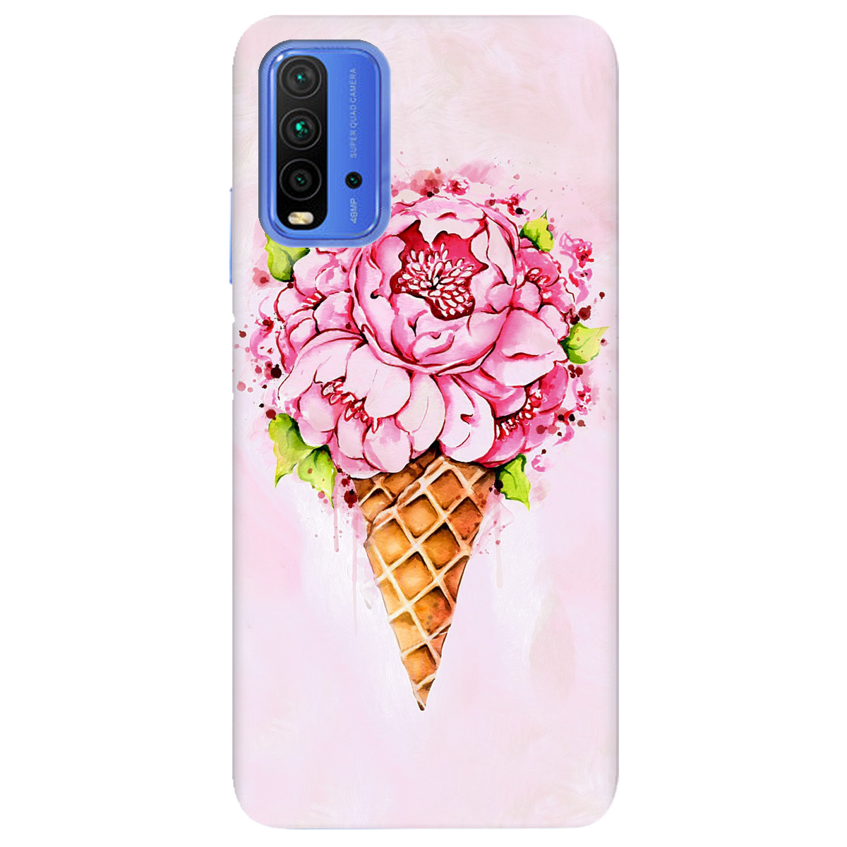 Чехол для Xiaomi Redmi 9T Ice cream - фото 1 Чехол для Xiaomi Redmi 9T Ice cream - фото 1 - Чехлы для телефонов