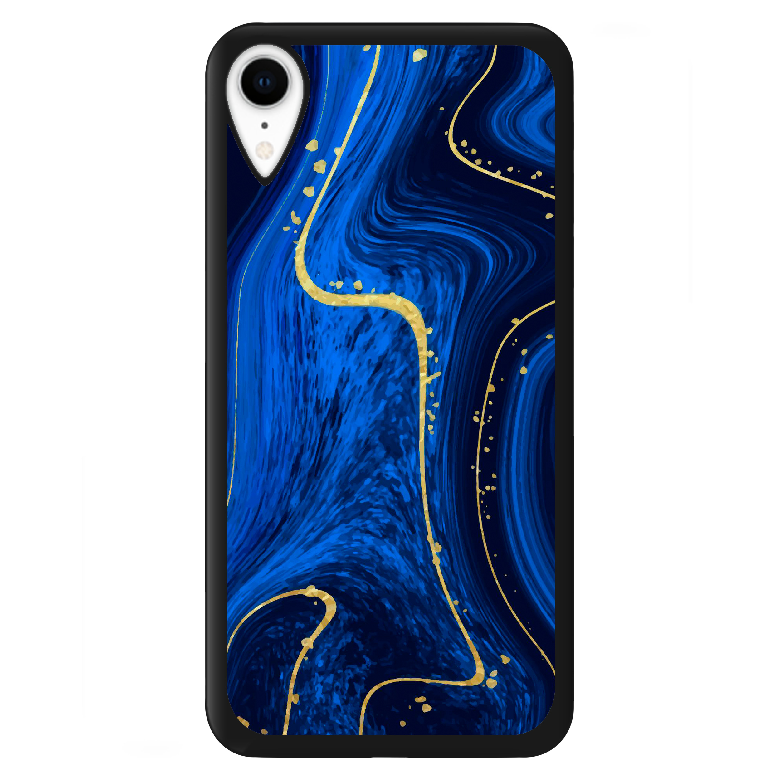 Чохол для Apple iPhone XR 2D пластиковий з чорними силіконовими бортиками Blue dreams - фото 1 - Чохли для телефонів
