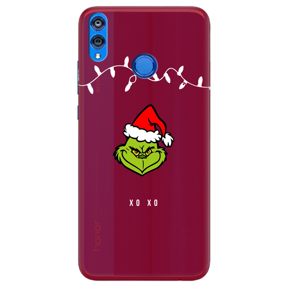 Чехол для Huawei Honor 8x Grinch xo xo - фото 1 - Чехлы для телефонов