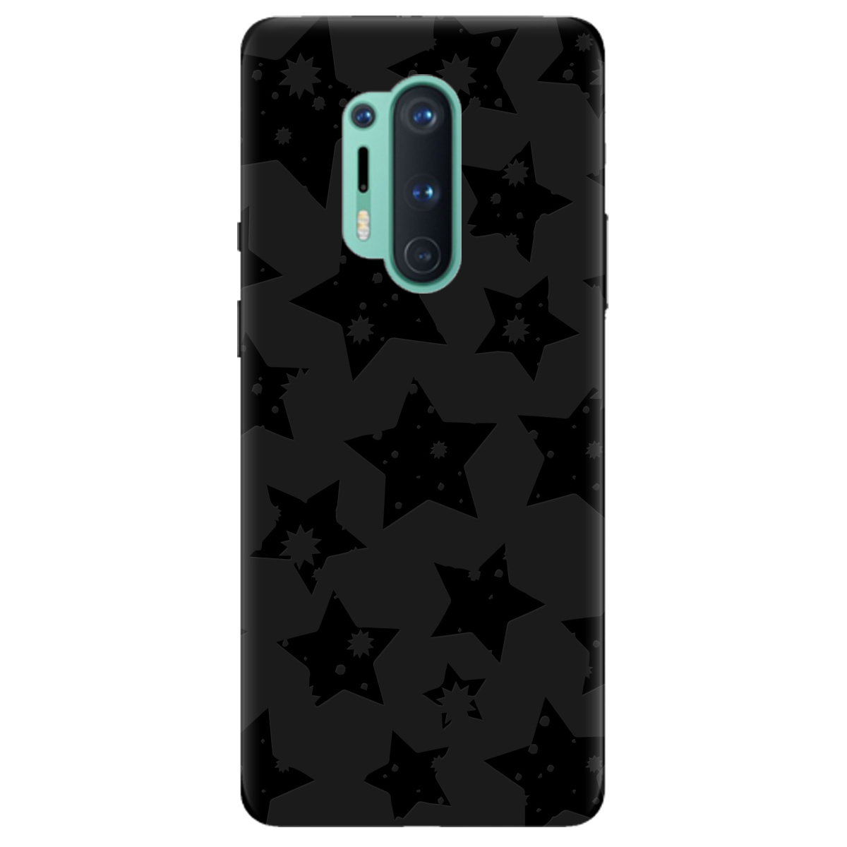 Чехол для OnePlus 8 Pro черный матовый soft touch Black Star - фото 1 Чехол для OnePlus 8 Pro черный матовый soft touch Black Star - фото 1 - Чехлы для телефонов