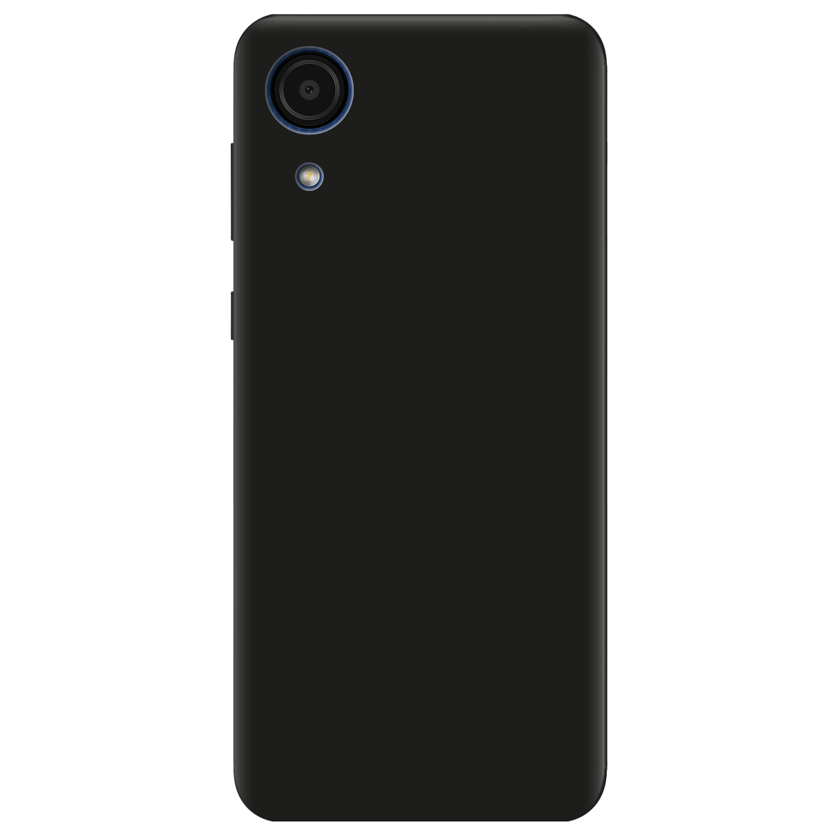 Чохол для Samsung Galaxy А03 Core чорний матовий soft touch - фото 1 - Чохли для телефонів
