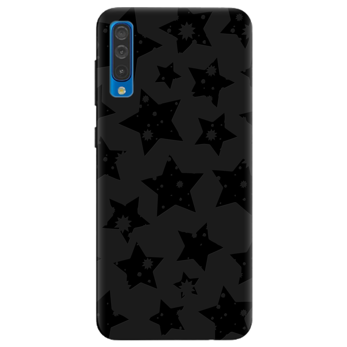 Чехол для Samsung Galaxy A30s черный матовый soft touch Black Star - фото 1 Чехол для Samsung Galaxy A30s черный матовый soft touch Black Star - фото 1 - Чехлы для телефонов