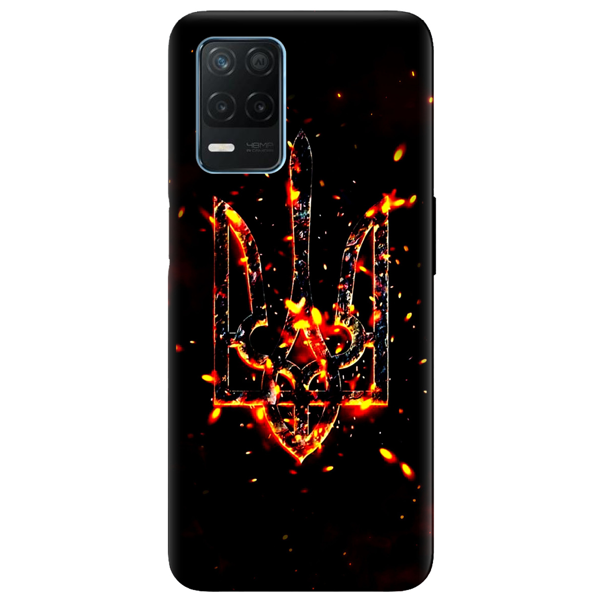 Чехол для Realme 8 4G Вогонь - фото 1 - Чехлы для телефонов