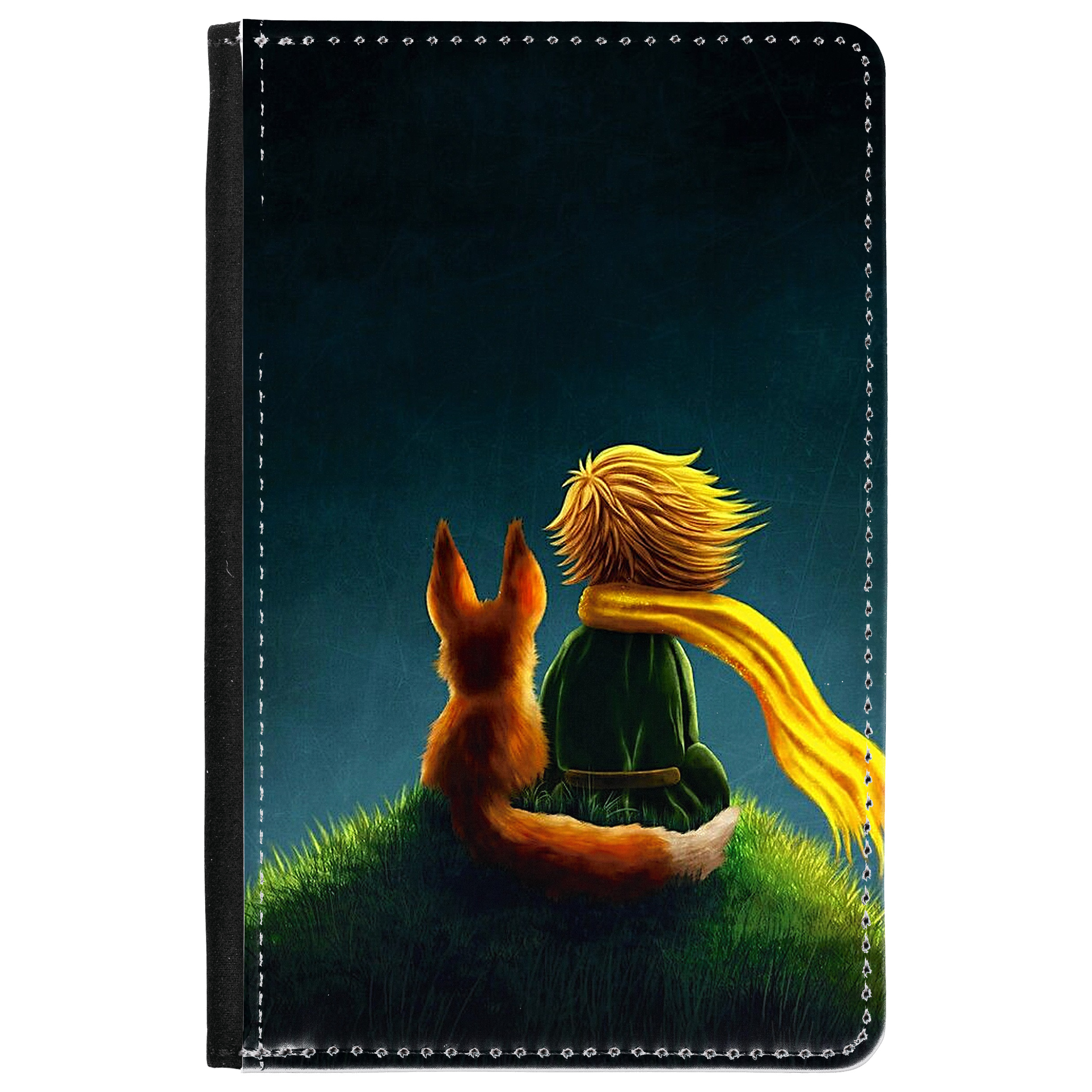 Обкладинка для паспорта чорна Moonlight - фото 1 - Обкладинки для паспорту