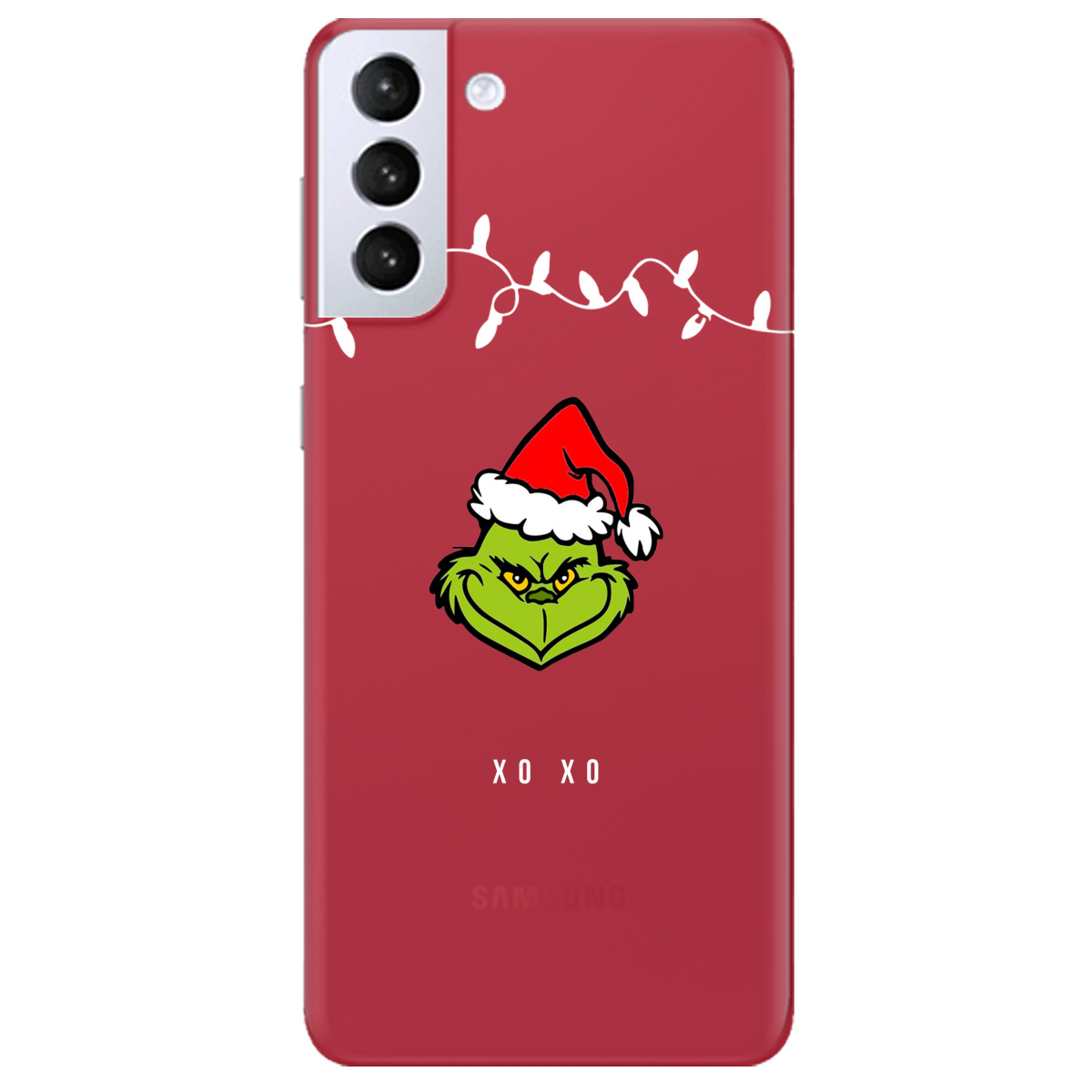 Чехол для Samsung Galaxy S21 Grinch xo xo - фото 1 Чехол для Samsung Galaxy S21 Grinch xo xo - фото 1 - Чехлы для телефонов