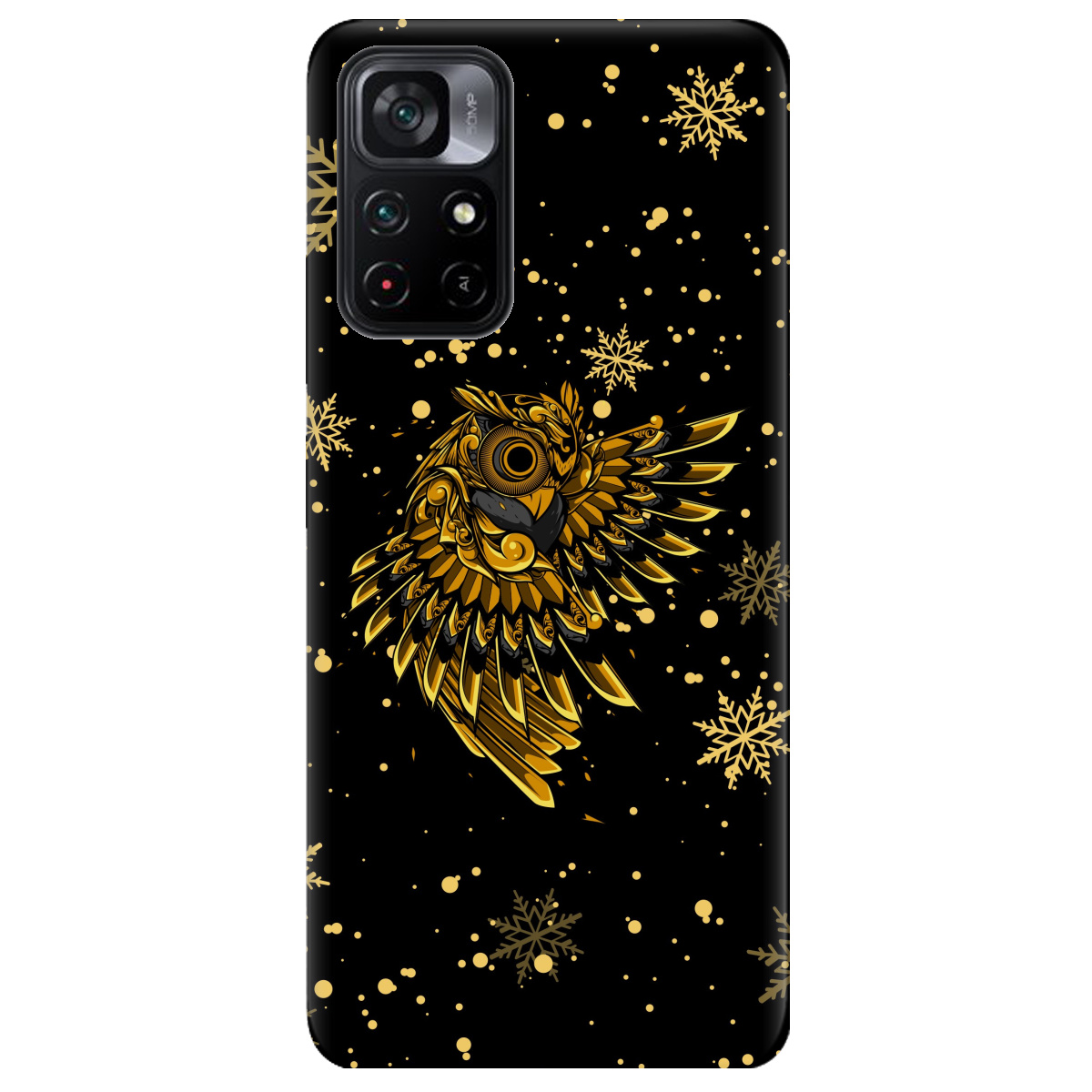 Чехол для Xiaomi Poco M4 Pro 5G Gold sova - фото 1 - Чехлы для телефонов