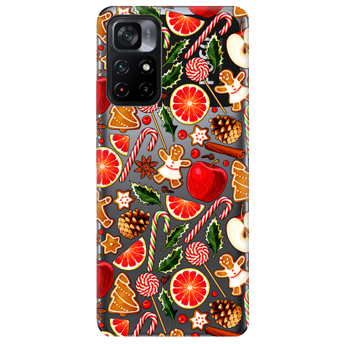 Чехол для Xiaomi Poco M4 Pro 5G Christmas spices - фото 1 - Чехлы для телефонов