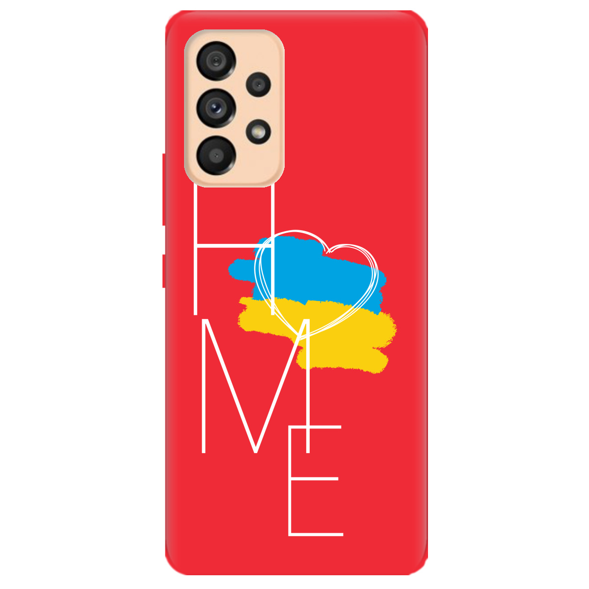 Чехол для Samsung Galaxy А53 ярко-красный матовый soft touch Дім - фото 1 Чехол для Samsung Galaxy А53 ярко-красный матовый soft touch Дім - фото 1 - Чехлы для телефонов