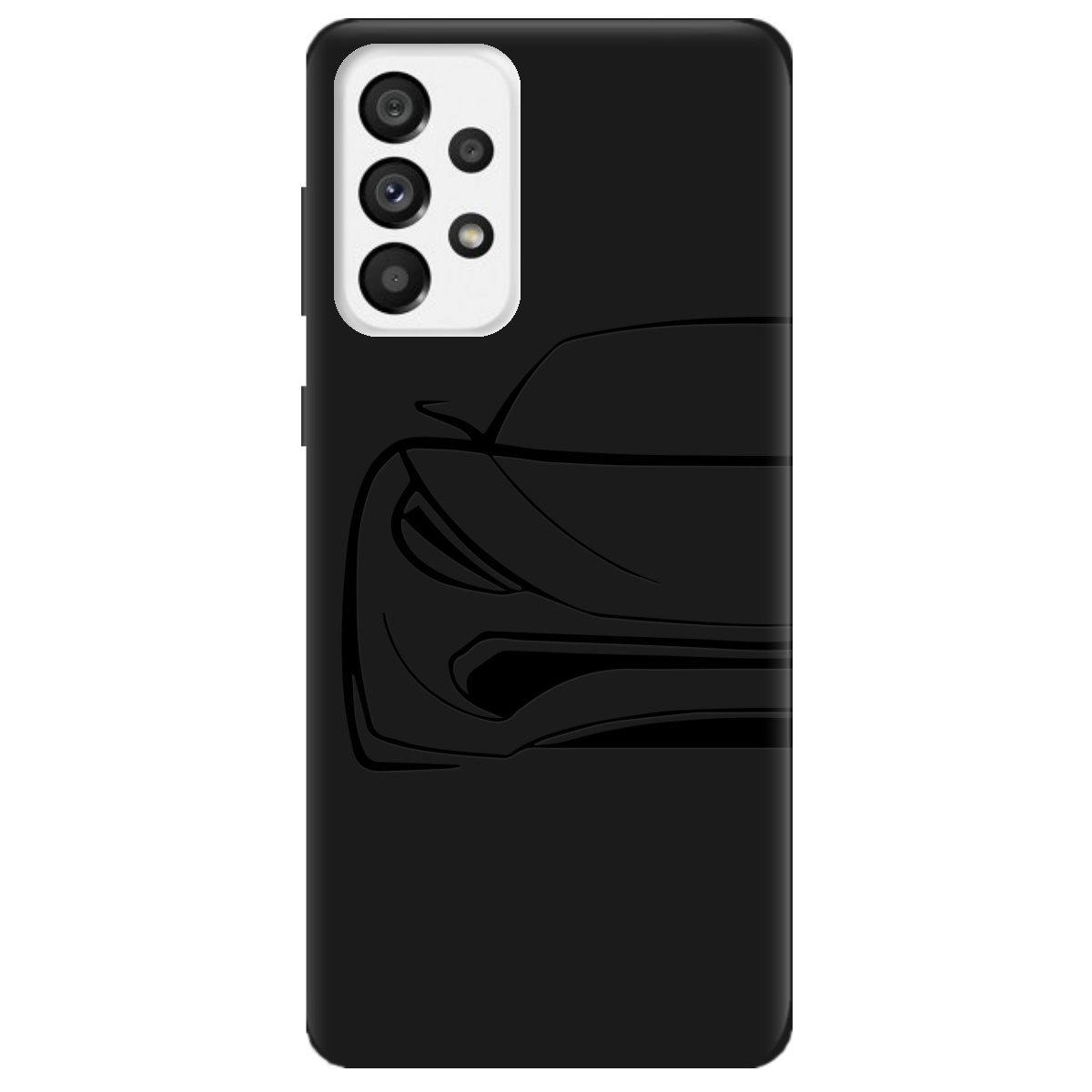 Чехол для Samsung Galaxy A73 черный матовый soft touch Sport Car - фото 1 Чехол для Samsung Galaxy A73 черный матовый soft touch Sport Car - фото 1 - Чехлы для телефонов