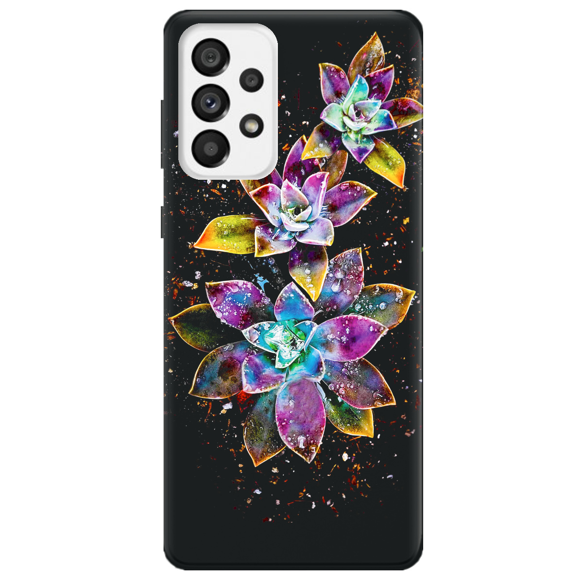 Чохол для Samsung Galaxy A73 Magical flowers - фото 1 Чохол для Samsung Galaxy A73 Magical flowers - фото 1 - Чохли для телефонів