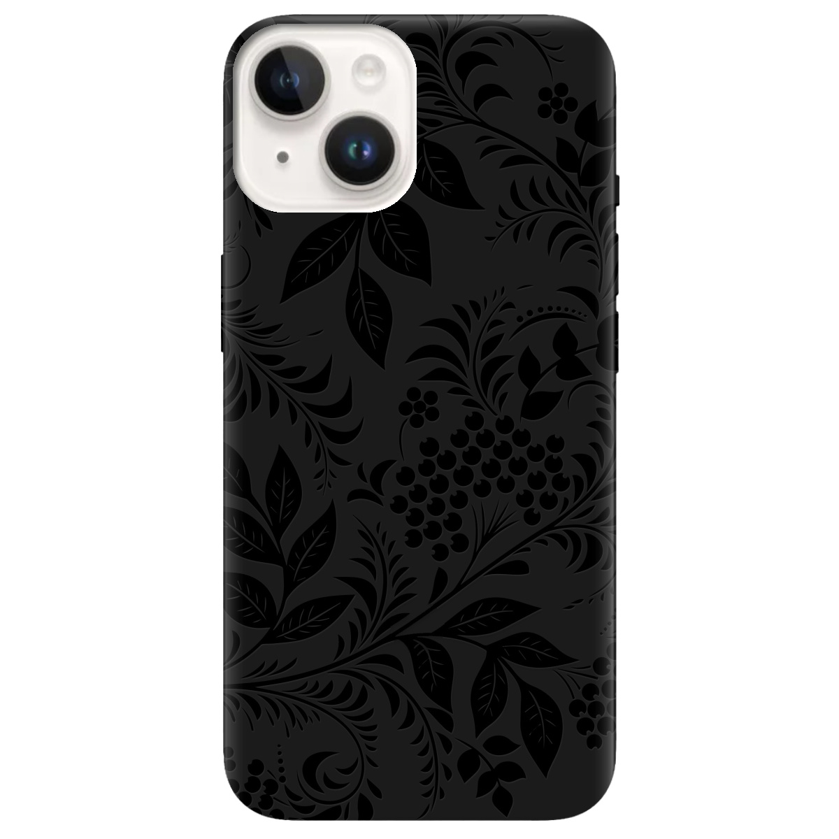 Чохол для Apple iPhone 14 Plus чорний матовий soft touch Art - фото 1 Чохол для Apple iPhone 14 Plus чорний матовий soft touch Art - фото 1 - Чохли для телефонів