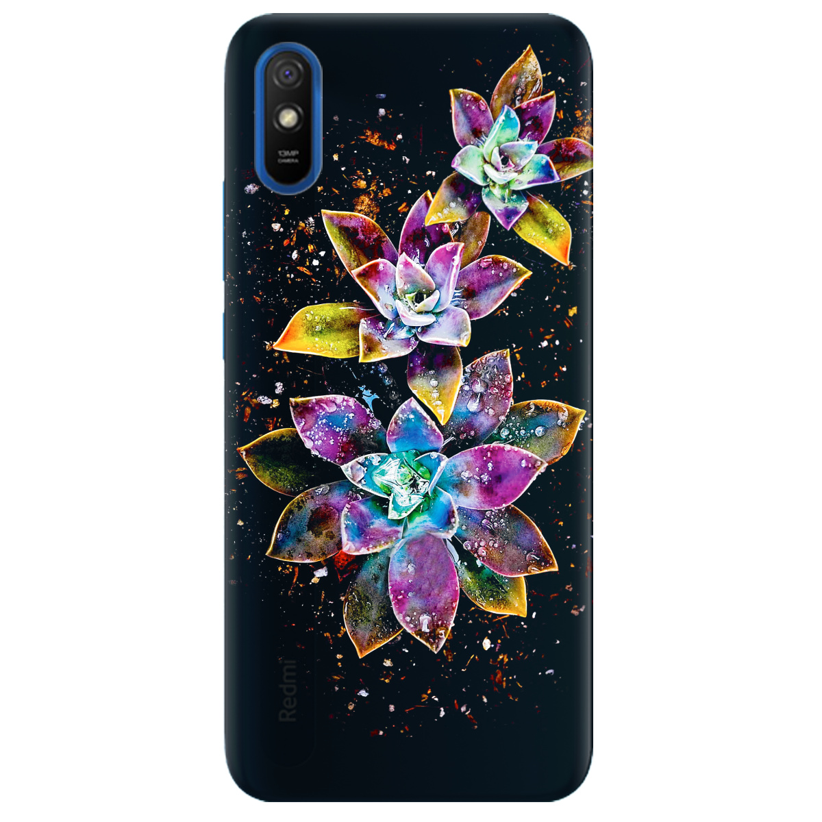 Чохол для Xiaomi Redmi 9A Magical flowers - фото 1 Чохол для Xiaomi Redmi 9A Magical flowers - фото 1 - Чохли для телефонів