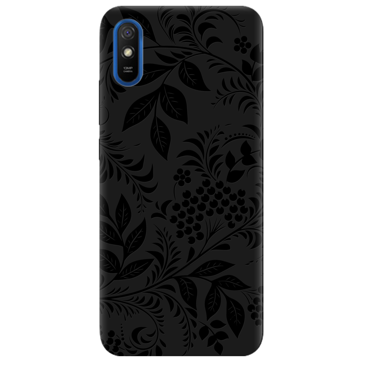 Чехол для Xiaomi Redmi 9A черный матовый soft touch Art - фото 1 Чехол для Xiaomi Redmi 9A черный матовый soft touch Art - фото 1 - Чехлы для телефонов
