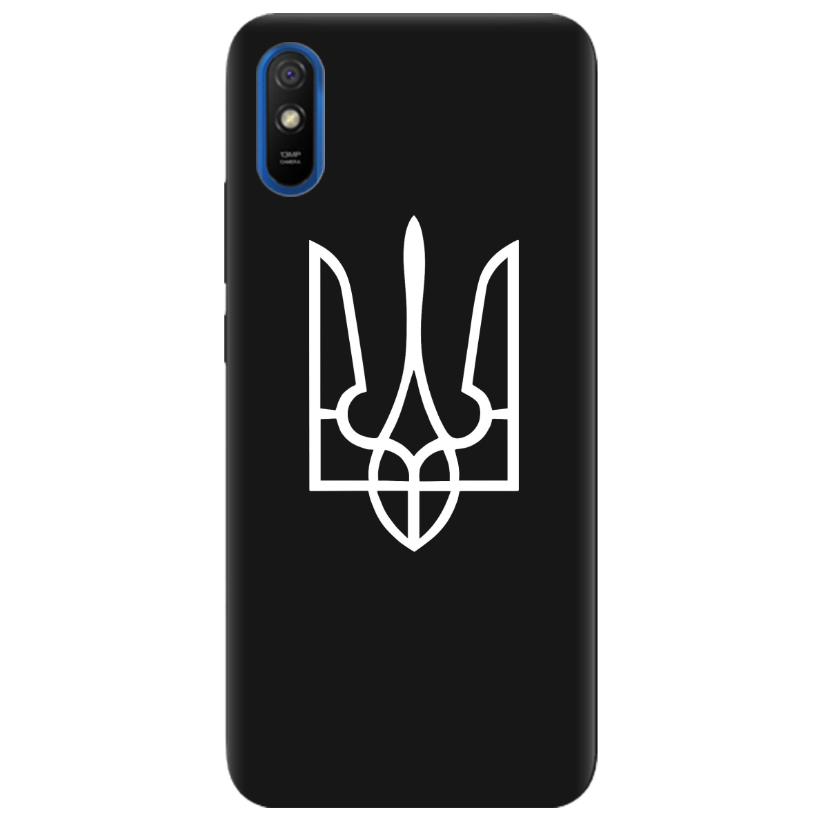 Чохол для Xiaomi Redmi 9A чорний матовий soft touch Gerb - фото 1 - Чохли для телефонів