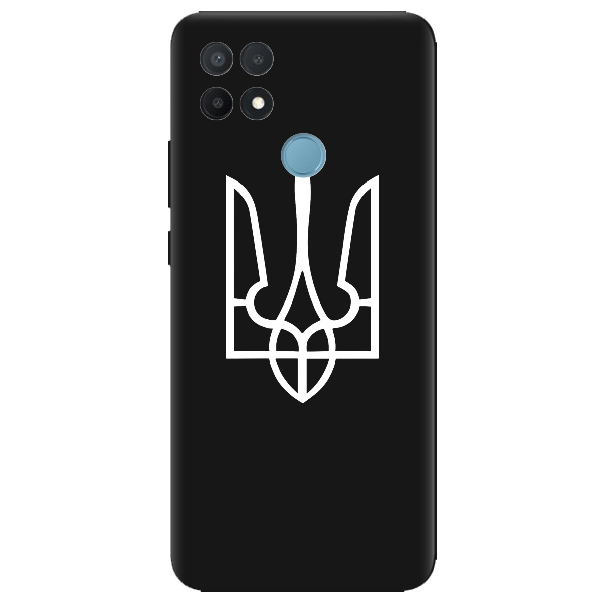 Чехол для Oppo A15s/ A15 черный матовый soft touch Gerb - фото 1 - Чехлы для телефонов