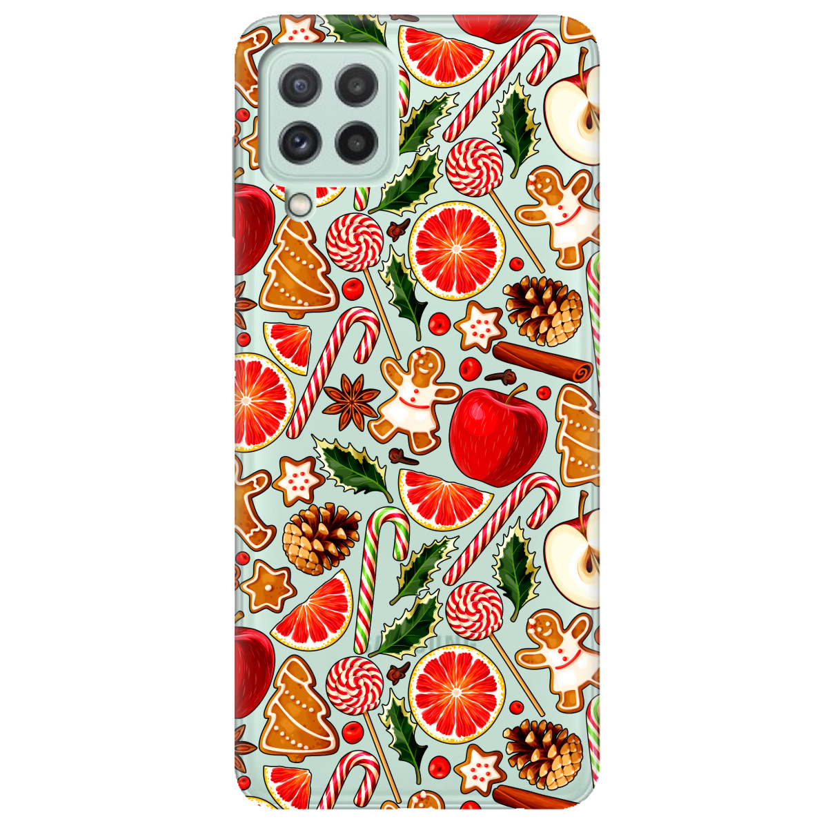Чохол для Samsung Galaxy A22 4G Christmas spices - фото 1 - Чохли для телефонів