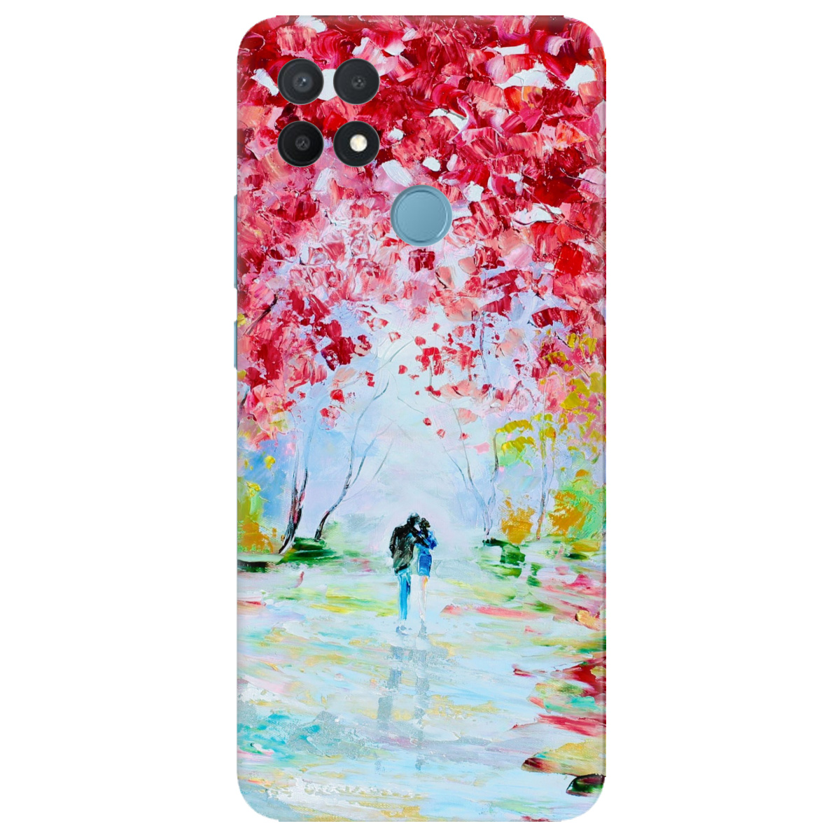 Чехол для Oppo A15s/ A15 Paseo romántico - фото 1 - Чехлы для телефонов