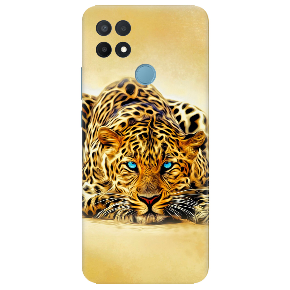 Чохол для Oppo A15s/ A15 Леопард - фото 1 Чохол для Oppo A15s/ A15 Леопард - фото 1 - Чохли для телефонів