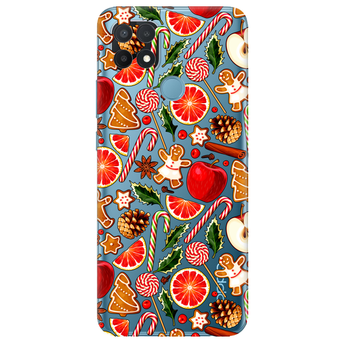Чохол для Oppo A15s/ A15 Christmas spices - фото 1 Чохол для Oppo A15s/ A15 Christmas spices - фото 1 - Чохли для телефонів