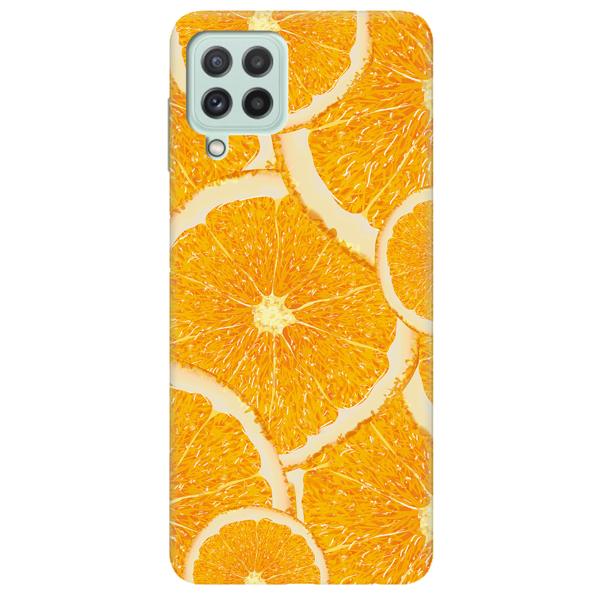 Чохол для Samsung Galaxy M22 Orange - фото 1 - Чохли для телефонів