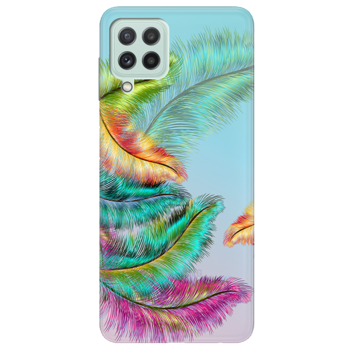 Чохол для Samsung Galaxy M22 Пух - фото 1 Чохол для Samsung Galaxy M22 Пух - фото 1 - Чохли для телефонів
