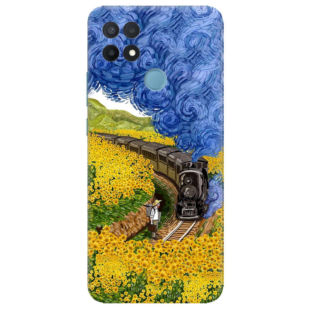 Чехол для Oppo A15s/ A15 Train - фото 1 - Чехлы для телефонов