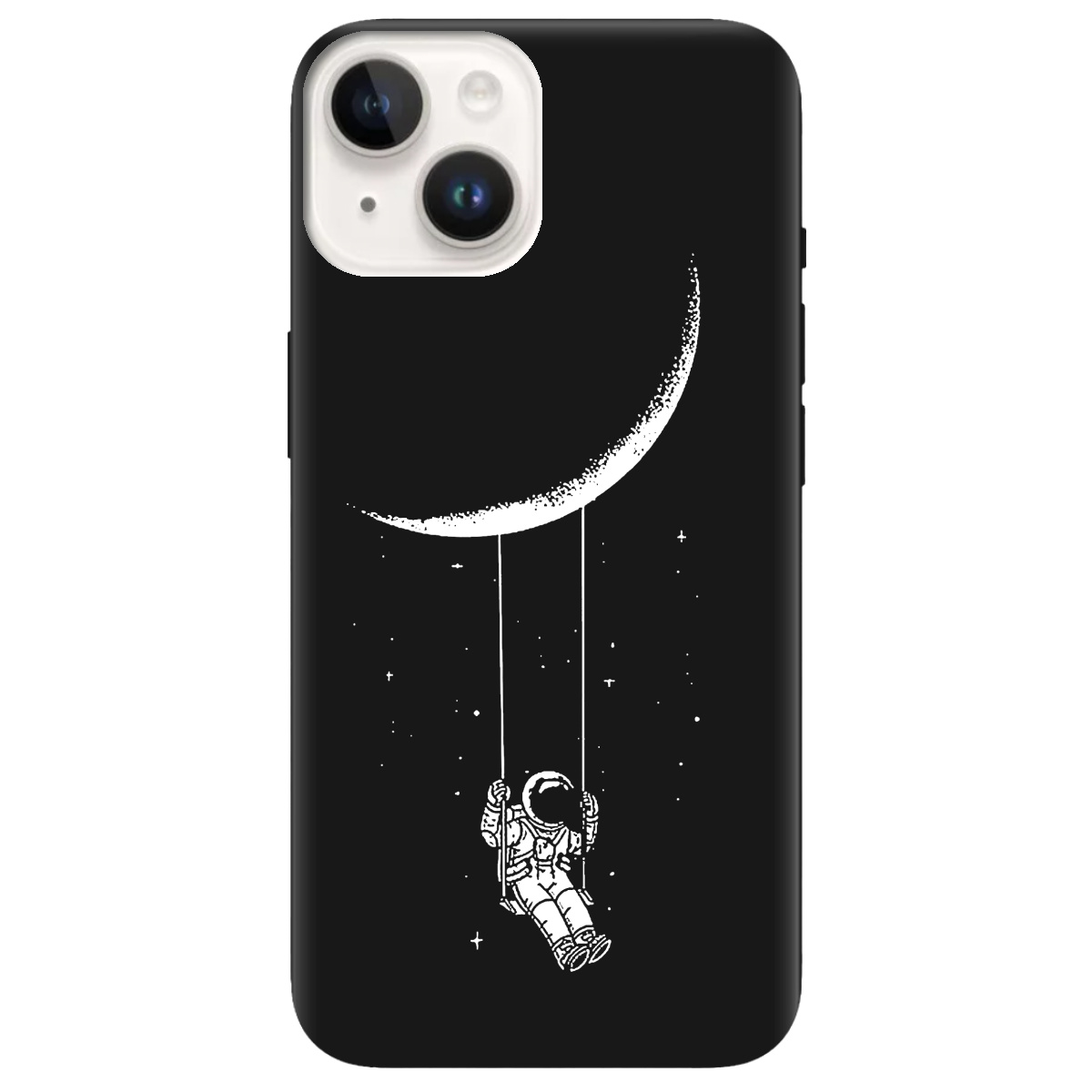 Чохол для Apple iPhone 14 чорний матовий soft touch Swing - фото 1 Чохол для Apple iPhone 14 чорний матовий soft touch Swing - фото 1 - Чохли для телефонів