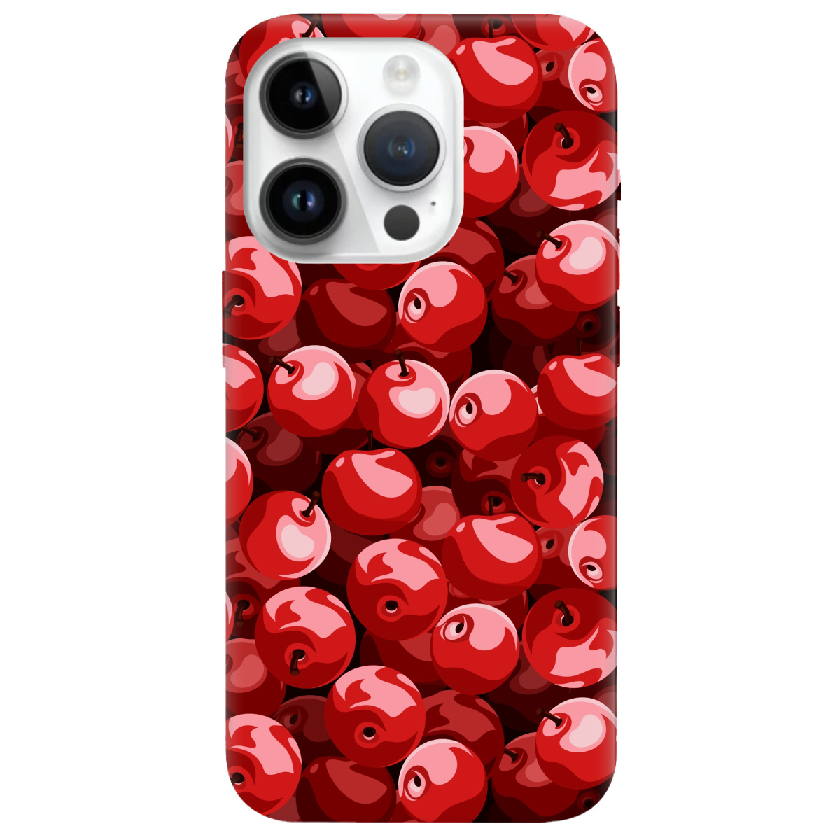 Чехол для Apple iPhone 14 Pro Cherry - фото 1 Чехол для Apple iPhone 14 Pro Cherry - фото 1 - Чехлы для телефонов