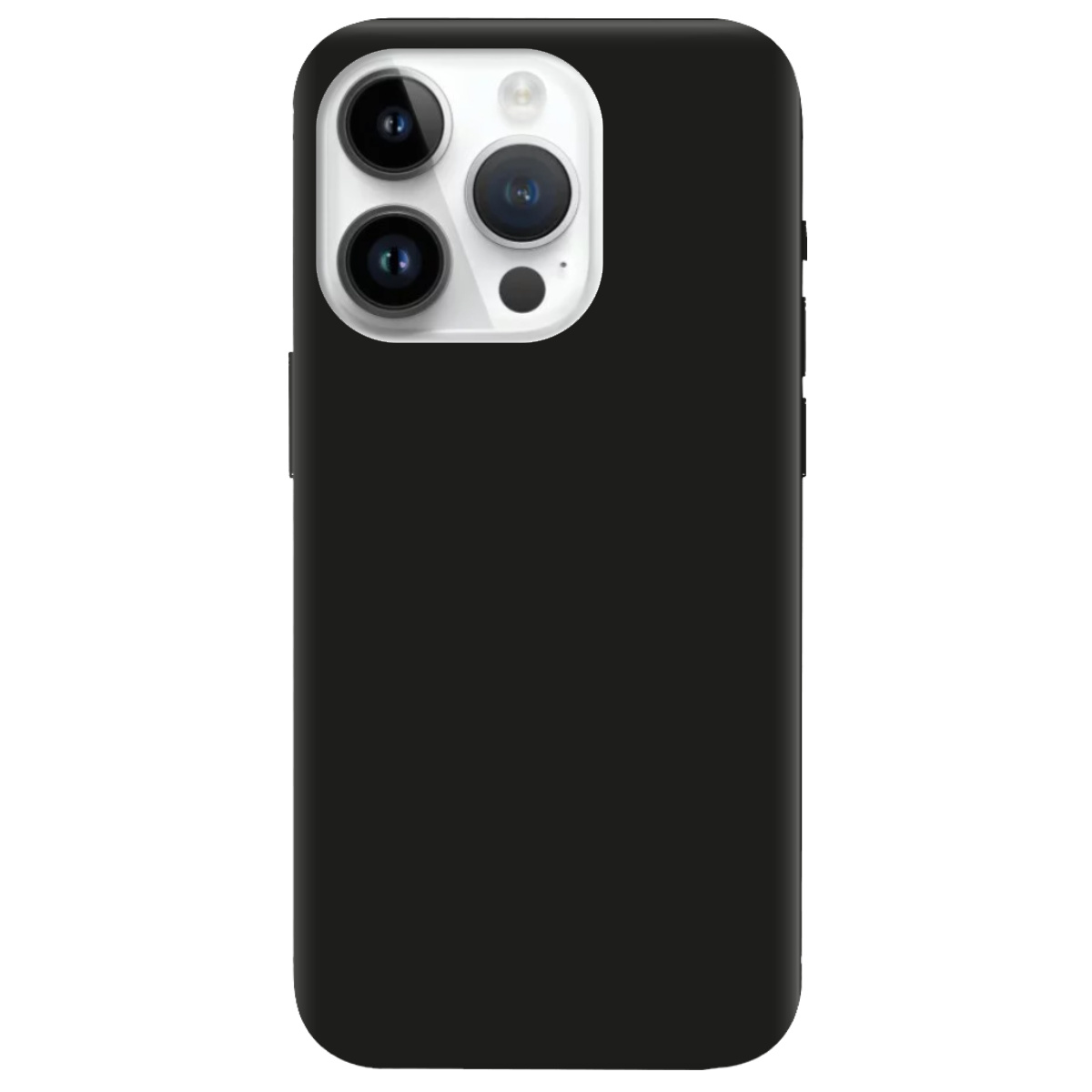 Чохол для Apple iPhone 14 Pro чорний матовий soft touch - фото 1 - Чохли для телефонів