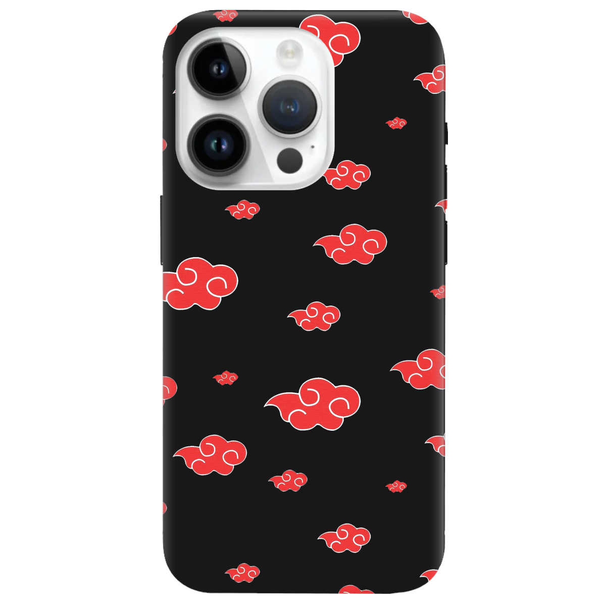 Чехол для Apple iPhone 14 Pro Max черный матовый soft touch Akatsuki - фото 1 - Чехлы для телефонов