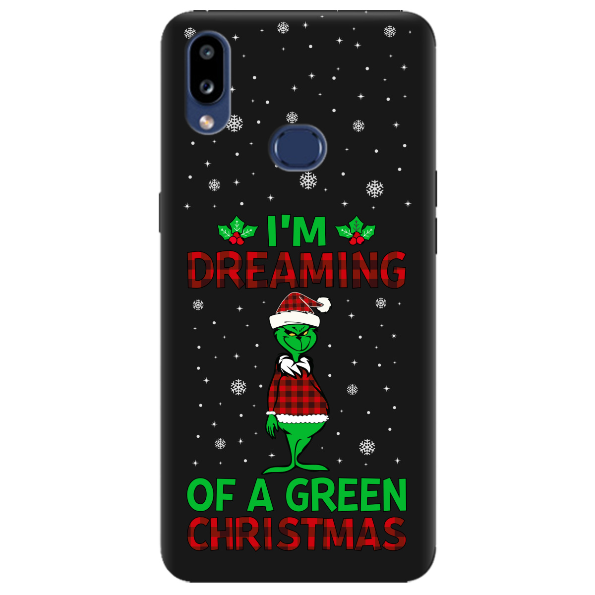 Чохол для Samsung Galaxy A10s чорний матовий soft touch I'm dreaming - фото 1 - Чохли для телефонів