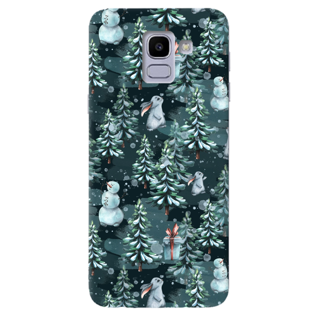 Чохол для Samsung Galaxy J6 2018 Winter forest - фото 1 - Чохли для телефонів