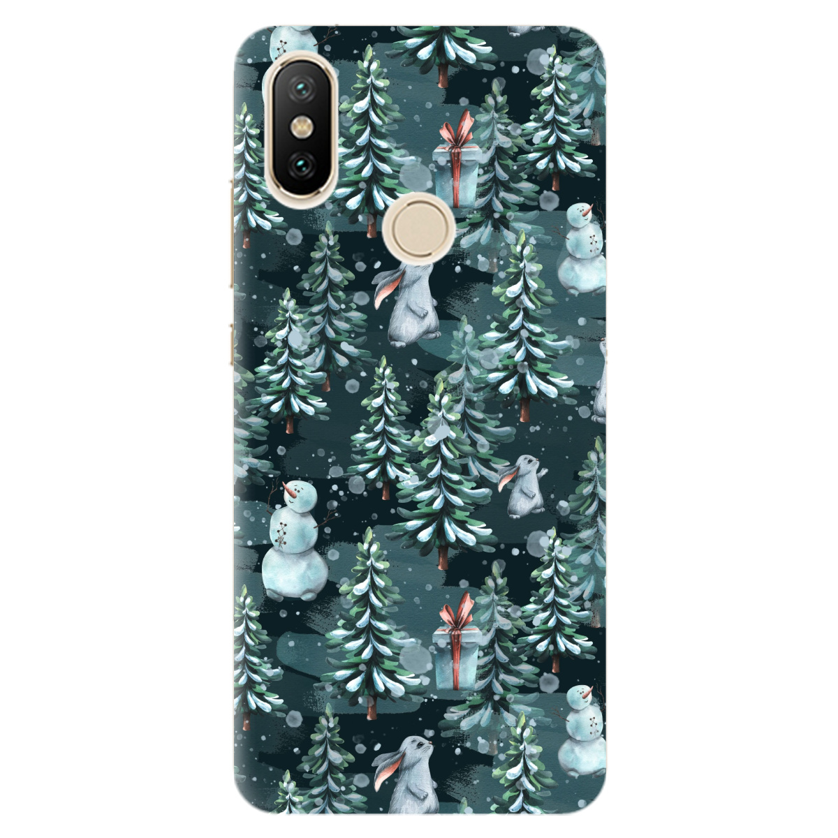 Чохол для Xiaomi Mi A2 Lite Winter forest - фото 1 - Чохли для телефонів