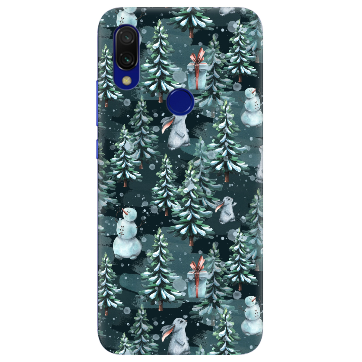 Чохол для Xiaomi Redmi 7 Winter forest - фото 1 Чохол для Xiaomi Redmi 7 Winter forest - фото 1 - Чохли для телефонів