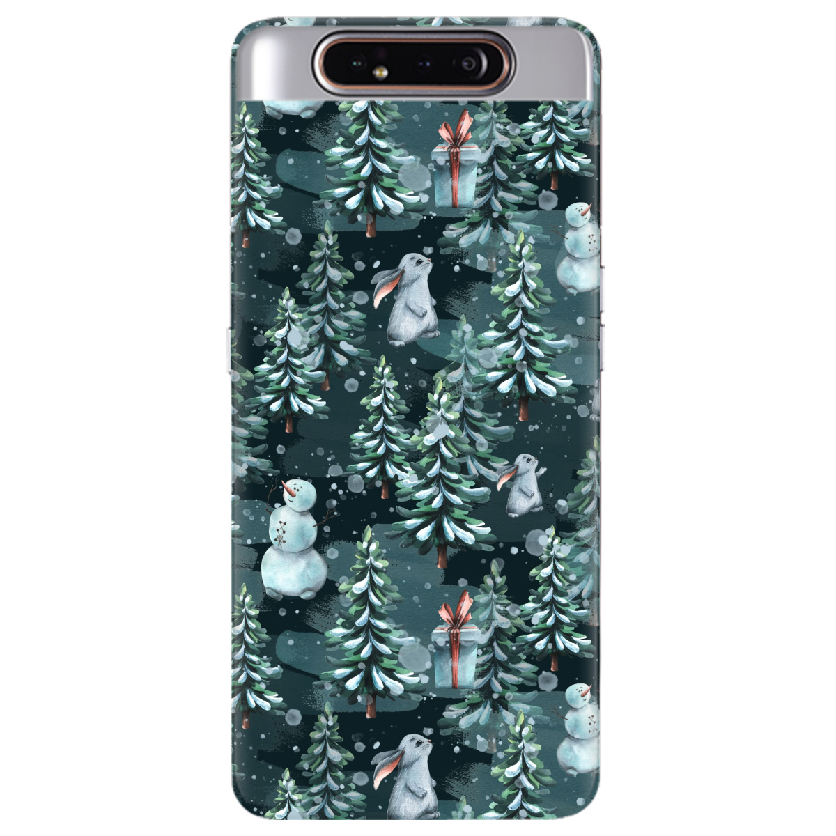 Чехол для Samsung Galaxy A80 Winter forest - фото 1 - Чехлы для телефонов