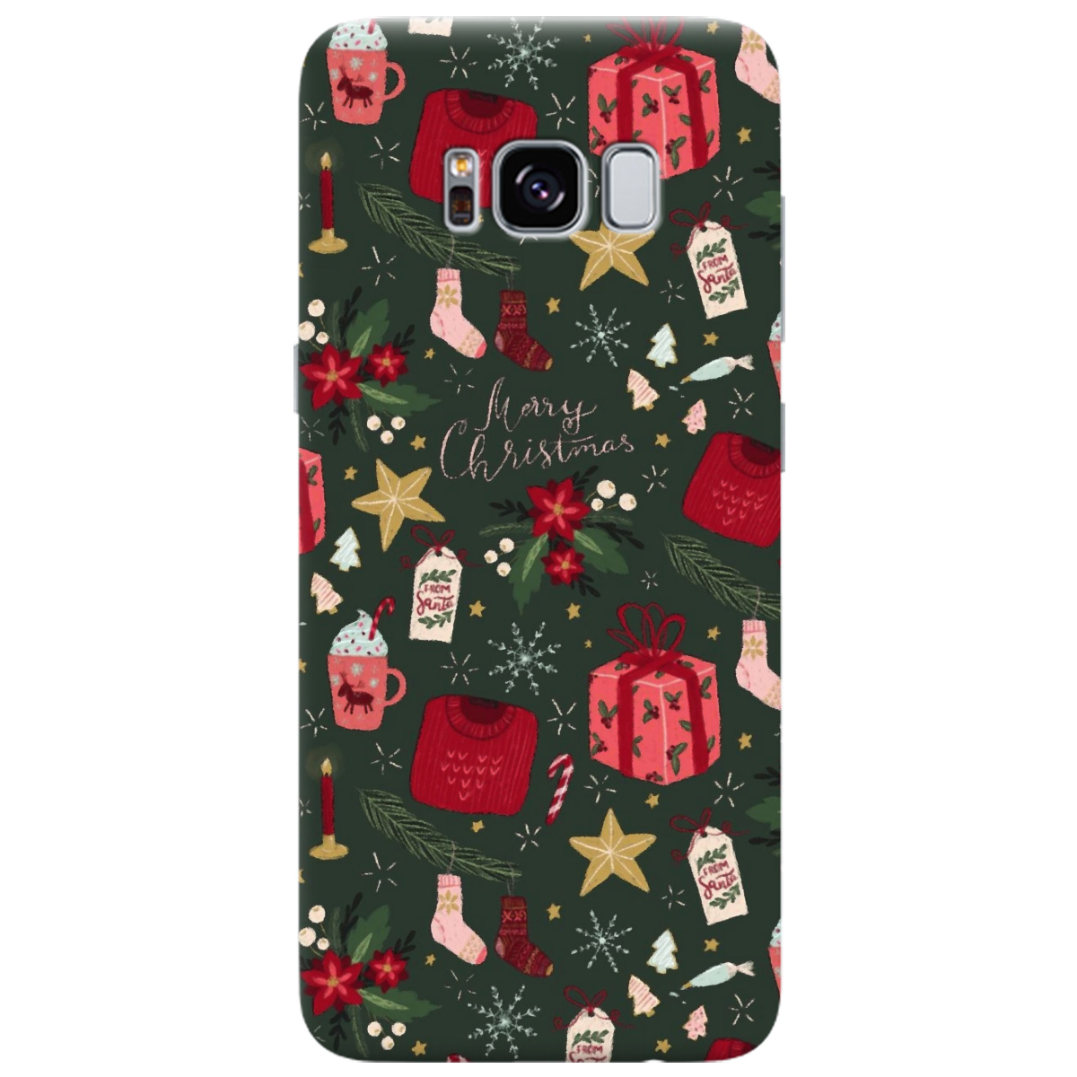 Чохол для Samsung Galaxy S8 Merry christmas - фото 1 - Чохли для телефонів