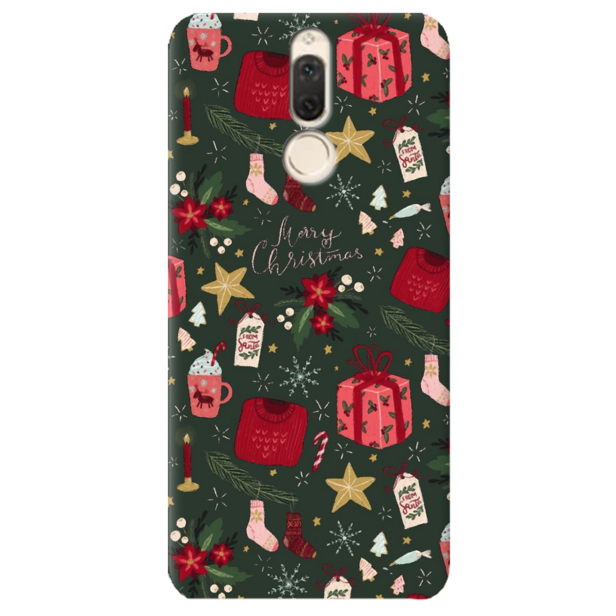 Чохол для Huawei Mate 10 Lite Merry christmas - фото 1 - Чохли для телефонів