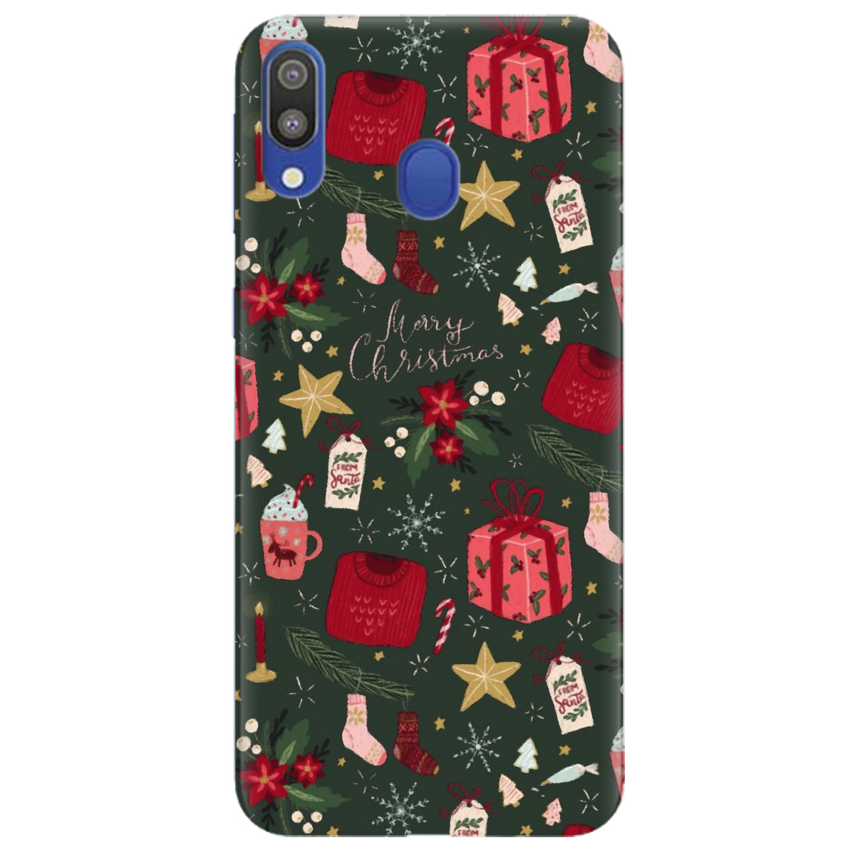 Чехол для Samsung Galaxy A40 Merry christmas - фото 1 - Чехлы для телефонов